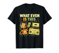 What Even is This Vintage 80s 90s Tech Humor Funny 80s 90s T-Shirt
