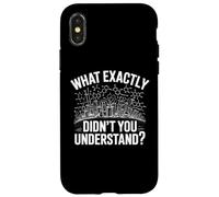 What Exactly Didn’t You Understand, Funny Chemistry Science Case for iPhone X/XS