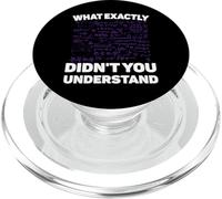 What Exactly Didn’t You Understand Funny Physics Math Joke PopSockets PopGrip for MagSafe