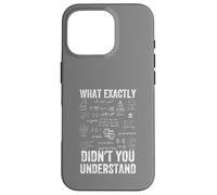 What Exactly Didn't You Understand, mathematics Case for iPhone 16 Pro