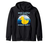 What Exactly Is The Function OF A Rubber Duck? Zip Hoodie