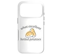 WHAT EXCELLENT BOILED POTATOES Pride & Prejudice Austen Meme Case for iPhone 17 Pro