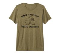 What Excellent Boiled Potatoes Pride & Prejudice Austen Meme Premium T-Shirt