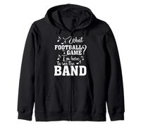 What Football Game I'm Here To See The Marching Band Funny Zip Hoodie
