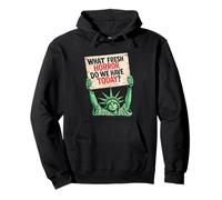 What Fresh Horror Today Statue of Liberty Protest Sign Pullover Hoodie