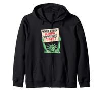 What Fresh Horror Today Statue of Liberty Protest Sign Zip Hoodie