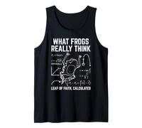 What Frogs Really Think Funny Frog Physics Humor Science Tank Top