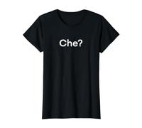What? Funny Italian Word Value Graphic T-Shirt, Women, Black, XL