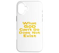 What God Cannot Do Does Not Exist - NSPPD Morning prayer Case for iPhone 16 Plus