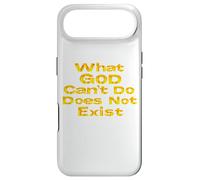 What God Cannot Do Does Not Exist - NSPPD Morning prayer Case for iPhone Air