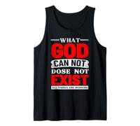 What God Cannot do Does not Exist Prayer Christian Present Tank Top
