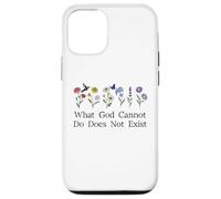 What God Cannot Do Does Not Exist Sign Christian God Quote Case for iPhone 12/12 Pro