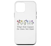 What God Cannot Do Does Not Exist Sign Christian God Quote Case for iPhone 12 mini