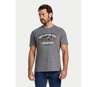 What Goes On Tour Print T-Shirt raging bull Dark Grey L
