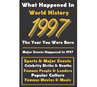 What Happaned in World History 1997 The Year You Were Born: Special Gift for People Who Born In 1997 - All Important Historical Facts (Sports & Major Events, Popular Culture, Famous People...)