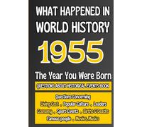 What Happened in World History 1955 The Year You Were Born: Unique Anniversary Gift for People Who Born in 1955 | All Major Historical Events | ... Culture,Famous People,Economy...)