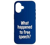 What Happened To Free Speech? Case for iPhone 16