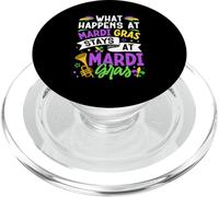 What Happens At Mardi Gras Stays At Mardi Gras PopSockets PopGrip for MagSafe