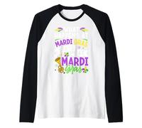 What Happens At Mardi Gras Stays At Mardi Gras Raglan Baseball Tee