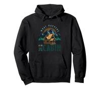What Happens at the Cabin Stays in the Cabin Owner Camper Pullover Hoodie