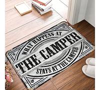 What Happens At The Camper Stays At The Camper Mat - With Waterproof