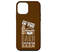 What Happens In The Barn Stays In The Barn Funny Farmer Case for iPhone 12 mini