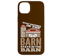 What Happens In The Barn Stays In The Barn Funny Farmer Case for iPhone 14 Plus