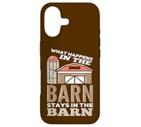 What Happens In The Barn Stays In The Barn Funny Farmer Case for iPhone 17