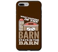 What Happens In The Barn Stays In The Barn Funny Farmer Case for iPhone 7 Plus/8 Plus