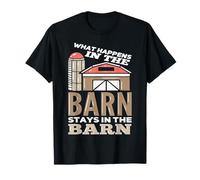 What Happens in The Barn Stays in The Barn Funny Farmer T-Shirt