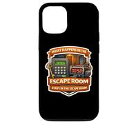 What Happens In The Escape Room Stays Lover Funny Quote Joke Case for iPhone 12/12 Pro