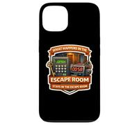 What Happens In The Escape Room Stays Lover Funny Quote Joke Case for iPhone 13