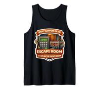 What Happens in The Escape Room Stays Lover Funny Quote Joke Tank Top