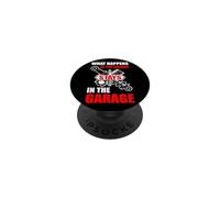 What Happens in the Garage Stays in the Garage Humor PopSockets Adhesive PopGrip