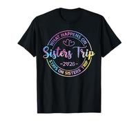 What Happens On Sisters Trip 2026 T-Shirt