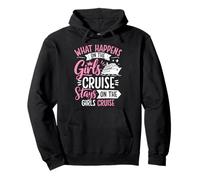 What Happens On The Girls Cruise Stays On The Girls Cruise Pullover Hoodie