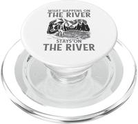 What Happens On The River Stays On The River Kayak PopSockets PopGrip for MagSafe