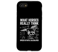 What Horses Really Think Funny Horse Physics Humor Science Case for iPhone SE (2020) / 7/8