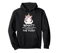 What & I Cannot Stress This Enough The Fck Sign Fuck Unicorn Pullover Hoodie