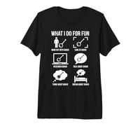 What I Do for Fun Banjo Player Bluegrass Musician Design Premium T-Shirt