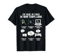 What I do in My Free time Tennis Humor Funny Player T-Shirt