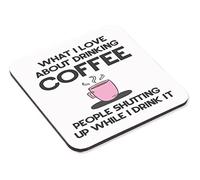 What I Love About Coffee Mug & Coaster Set Christmas Boyfriend Birthday Tea Gift