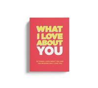 What I Love About You-Fill In The Blank Gift Book Personalized Sentimental Gift for Boyfriend Girlfriend With All My Heart-Journal Memory Book Notes on the Little Things I Love About You (Dark Red)