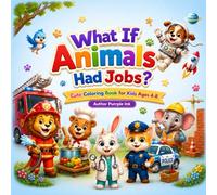 What If Animals Had Jobs?: Cute Coloring Book for Kids Ages 4-8