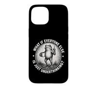 What If Everyone Else Is Just Underthinking Funny ADHD Frog Case for iPhone 15