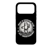 What If Everyone Else Is Just Underthinking Funny ADHD Frog Case for iPhone 17 Pro Max