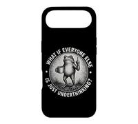 What If Everyone Else Is Just Underthinking Funny ADHD Frog Case for iPhone Air