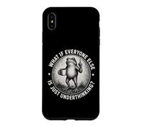 What If Everyone Else Is Just Underthinking Funny ADHD Frog Case for iPhone XS Max