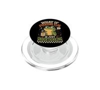 What If Everyone Else is Just Underthinking Funny Frog Joke PopSockets PopGrip for MagSafe