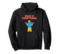What If Everything Overthinking Mind Question Design Pullover Hoodie